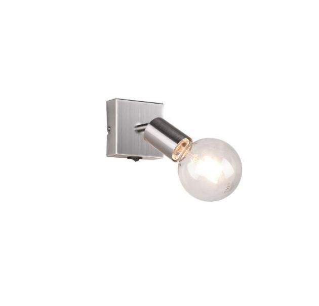 Lampada da parete Trio Lighting Vannes 1xE27 nichel opaco - R80181707 01