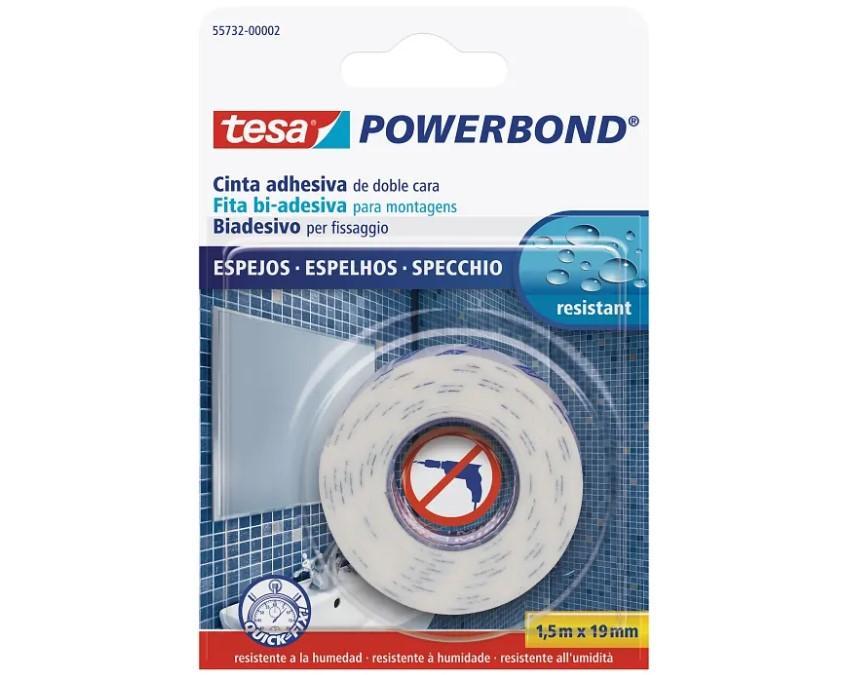 Nastro biadesivo specchi Tesa Powerbond bianco - 55732-00002-02 01