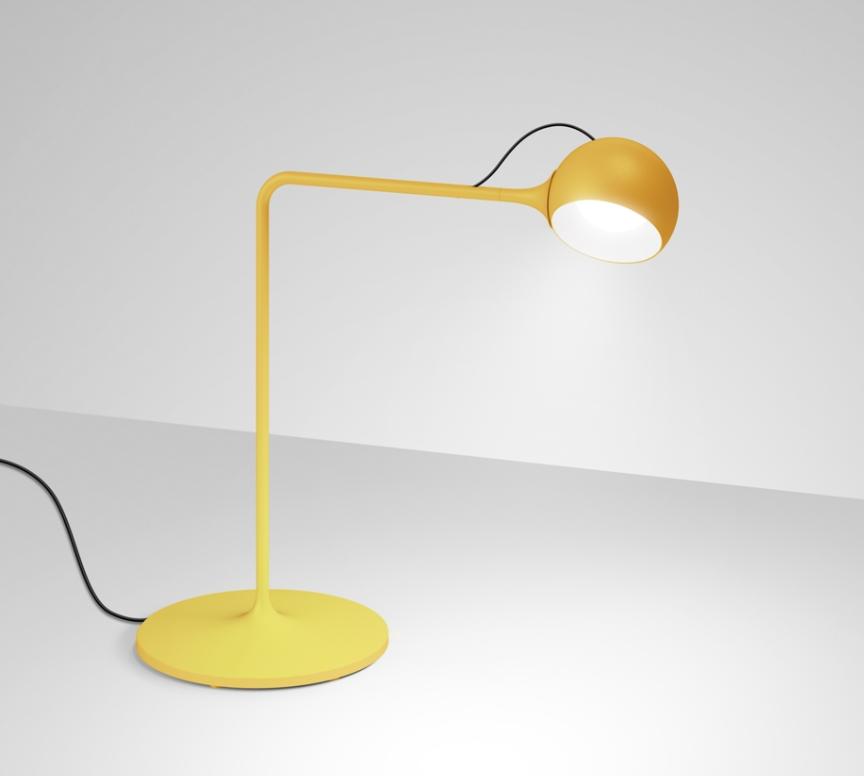 Lampada da tavolo Artemide Ixa giallo 9W dimmerabile - 1110040A 01