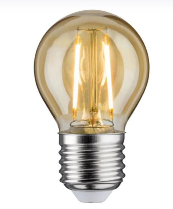 Lampadina led goccia Paulmann E27 2,6W 2500K vetro oro - 28710 02