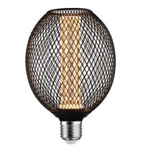 Lampadina led globo  con gabbia nero e27 4,2w 1800k - 29087