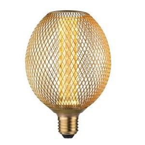 Lampadina led globo  con gabbia ottone e27 4,2w 1800k - 29089