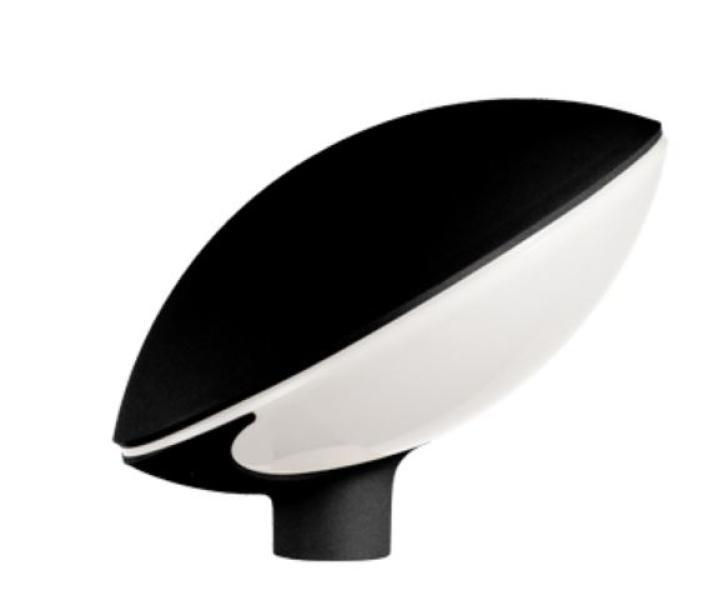 Testapalo da esterno Mareco Tao lampadina esclusa E27 IP55 nero - 1015101N 01