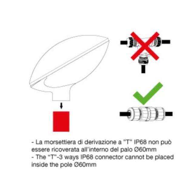 Testapalo da esterno Mareco Tao lampadina esclusa E27 IP55 nero - 1015101N 03