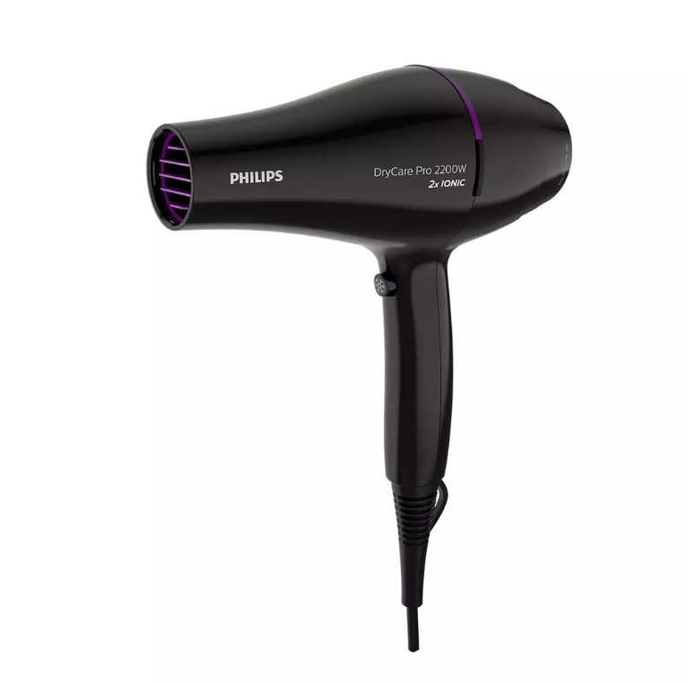 Phon Philips 2200W cavo da 2m nero viola - BHD274 01