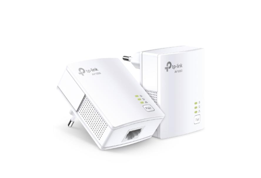 Kit powerline Tp-Link AV1000 con porta Gigabit -  TLPA7017KIT 01