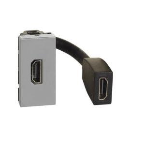 Connettore hdmi  matixgo pre connesso 1 modulo grigio - jg4284p