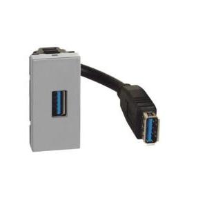 Connettore usb  matixgo tipo a pre connesso grigio - jg4285p