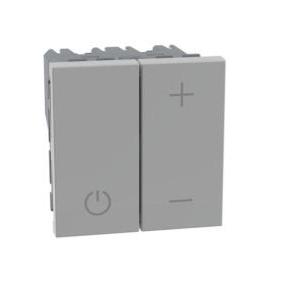 Dimmer a pulsante  matixgo uscita 0-10v 2 moduli grigio -  jg4410