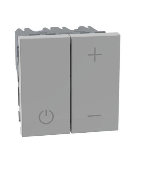 Dimmer a pulsante Bticino MatixGo uscita 0-10V 2 moduli grigio -  JG4410 01