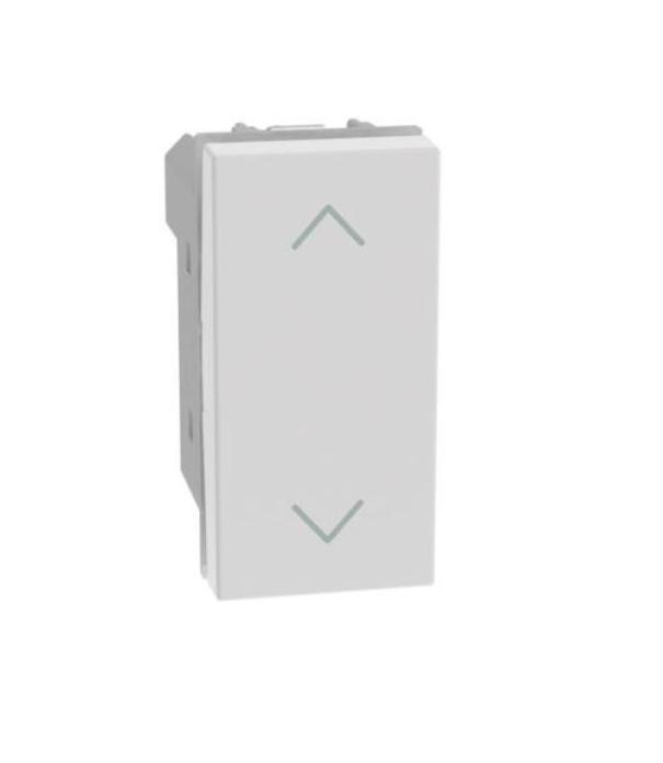 Pulsante doppio Bticino MatixGo interbloccato 1 modulo bianco - JW4037N 01