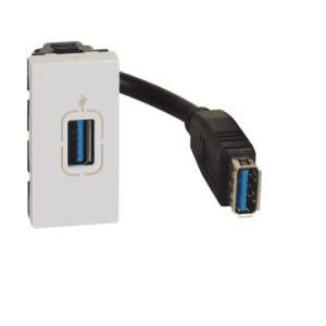 Connettore usb  matixgo tipo a pre connesso bianco -  jw4285p