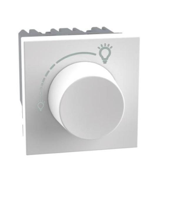 Dimmer universale Bticino MatixGo rotativo 2 moduli bianco - JW4415 01