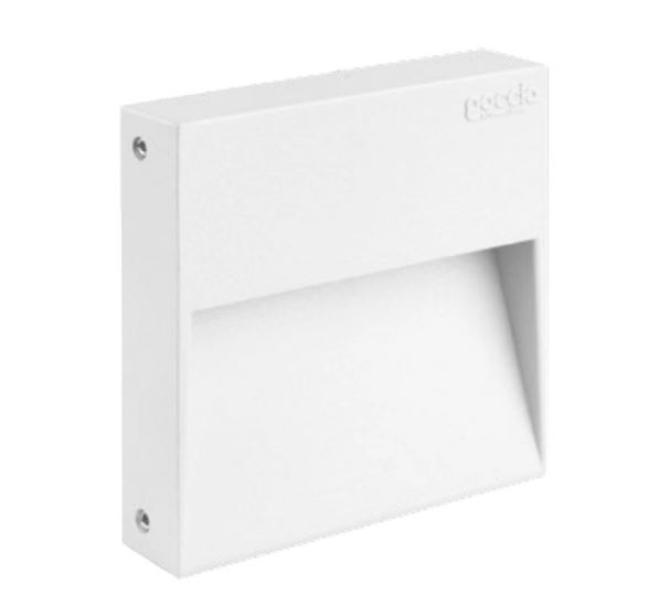 Segnapasso led Goccia Illuminazione Stamp 175 8W 3000K IP65 bianco - 5323BI3K 01