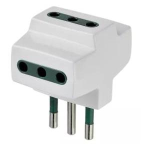 Adattatore multiplo  s11+ 3p11 bianco - 00320.b