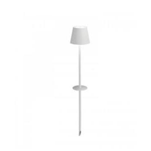 Lampada led ricaricabile  poldina con picchetto 2,2w bianco - ld0282b3