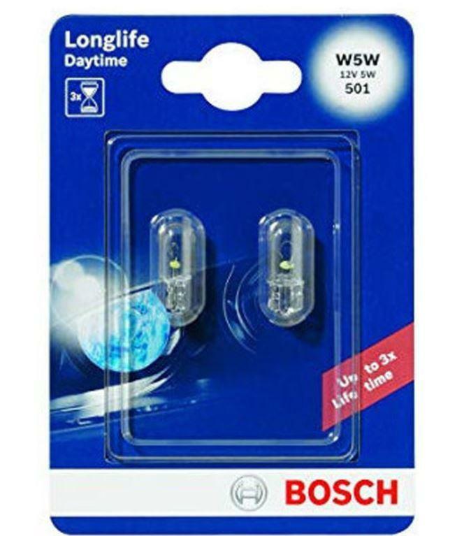 bosch bosch 2 lampadine alogene w5w  12v 1202 - foto 1