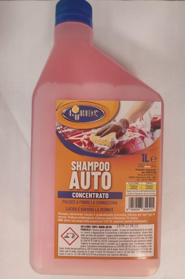 Shampoo per auto Lubex concentrato 1 litro - 12774 01