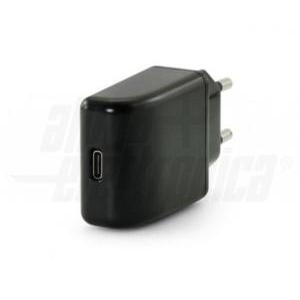 Caricatore usb  20w 1 porta tipo c power delivery nero - kd530/1