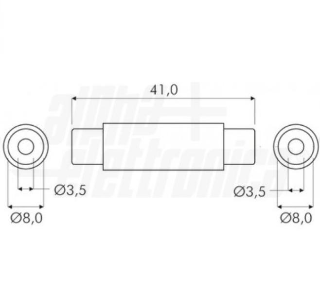 Adattatore Alpha Elettronica da presa RCA a presa RCA  - 70-330B 02