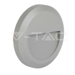 Segnapasso led  2w 3000k ip65 grigio vt-1142 - 1319 - 211319