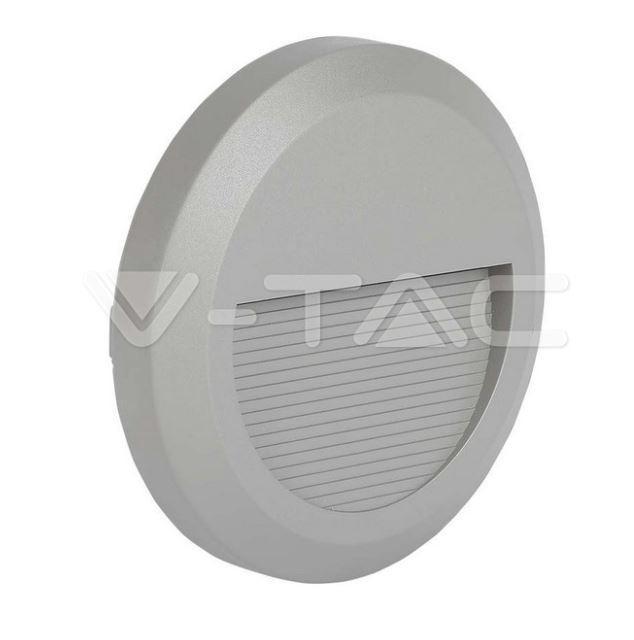 Segnapasso led V-tac 2W 3000K IP65 grigio VT-1142 - 1319 - 211319 01