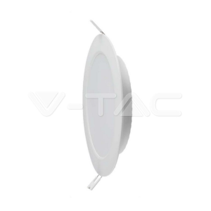 Pannello led tondo  12w 6500k bianco vt-61012 - 7863