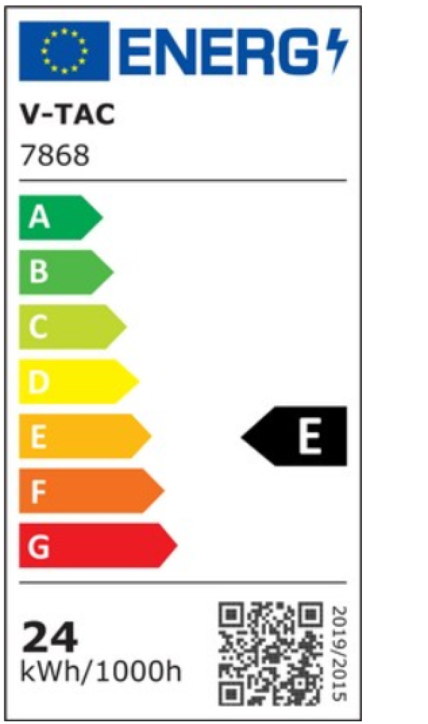 Pannello led tondo V-tac 24W 4000K bianco VT-61024 - 7868 06