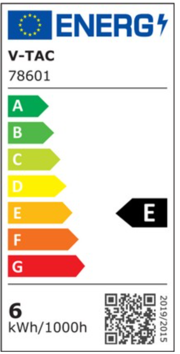 Pannello led tondo V-tac 6W 6500K bianco VT-61006 - 7860 06