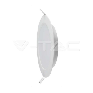 Pannello led tondo  24w 3000k bianco vt-61024 - 7867