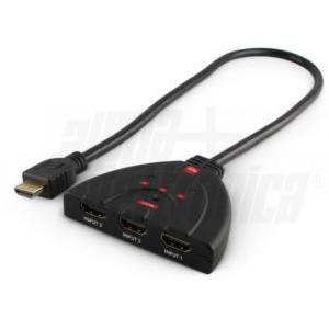 Commutatore hdmi  3 in - 1 out - ct206/7