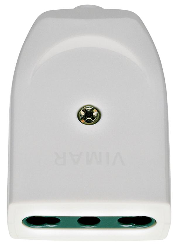 Presa bipasso mobile Vimar 2P+T 16A P17/11 assiale bianco - 00223.B 01