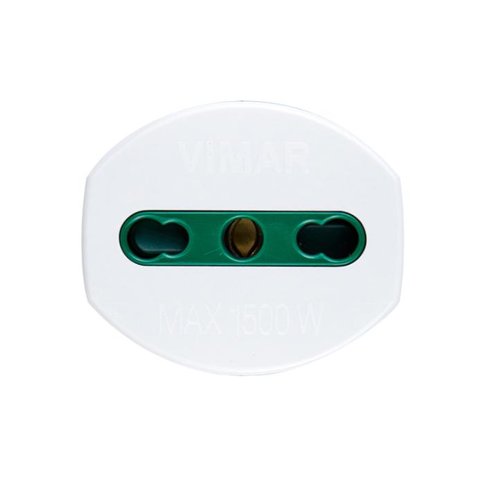 Adattatore Vimar spina 2P+T 16A + bpresa P17/11 bianco - 00301.B 03