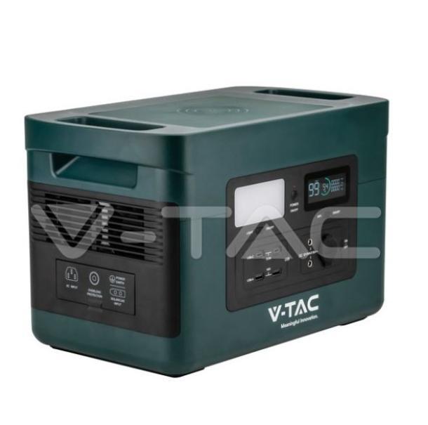 Power station portatile V-tac 1000W con batteria di accumulo LiFePO4 VT-1001N - 11627 04