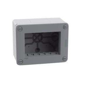 Scatola  matixgo 3 moduli ip40 grigio - 28403g