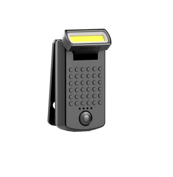 Torcia led Led Lenser W1R Work con clip ricaricabile nero - 502810 01