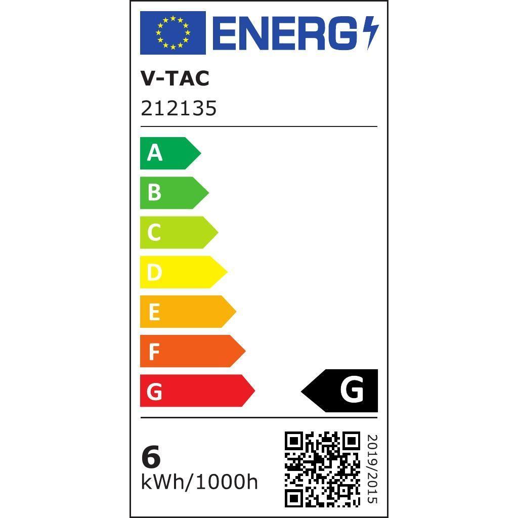 Striscia LED V-tac 12V 3000K IP20 5 metri VT-5050 - 212135 02