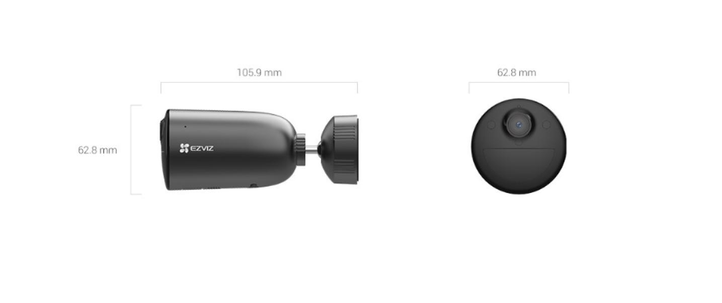 Videocamera Ezviz CS-EB3  a batteria 5200 mAh da esterno - INE119 02