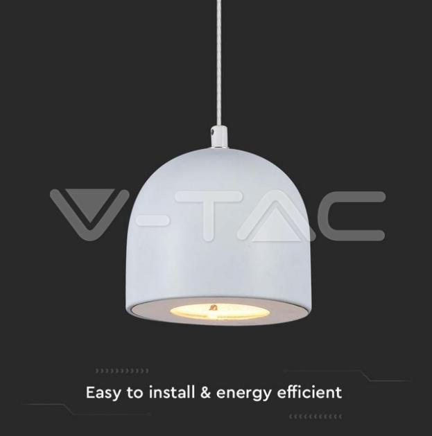 Sospensione led V-tac 8,5W 3000K bianco VT-7794 - 7993 02