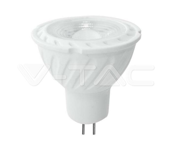 Lampadina led MR16 V-tac chip Samsung 6,5W GU5,3 4000K 110 gradi VT-257 -  21205 01