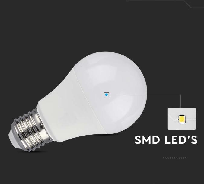 Lampadina led A60 V-tac chip Samsung 10,5W E27 6500K VT-211 -  21179 04