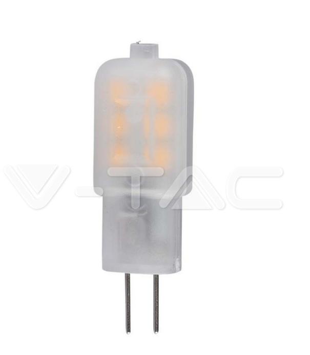 Lampadina led bispina T10 V-tac chip Samsung 1,1W G4 4000K 12V VT-201 - 21241 01