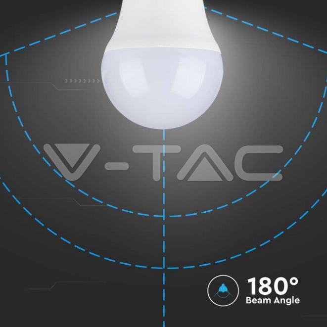 Lampadina led G45 V-tac chip Samsung 6,5W E27 3000K VT-290 -  21866 03