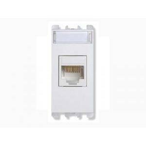 Nea presa rj45 cat6 non schermata colore bianco 10446.b