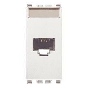 Presa rj45 netsafe cat 6 colore bianco 20339.14.b