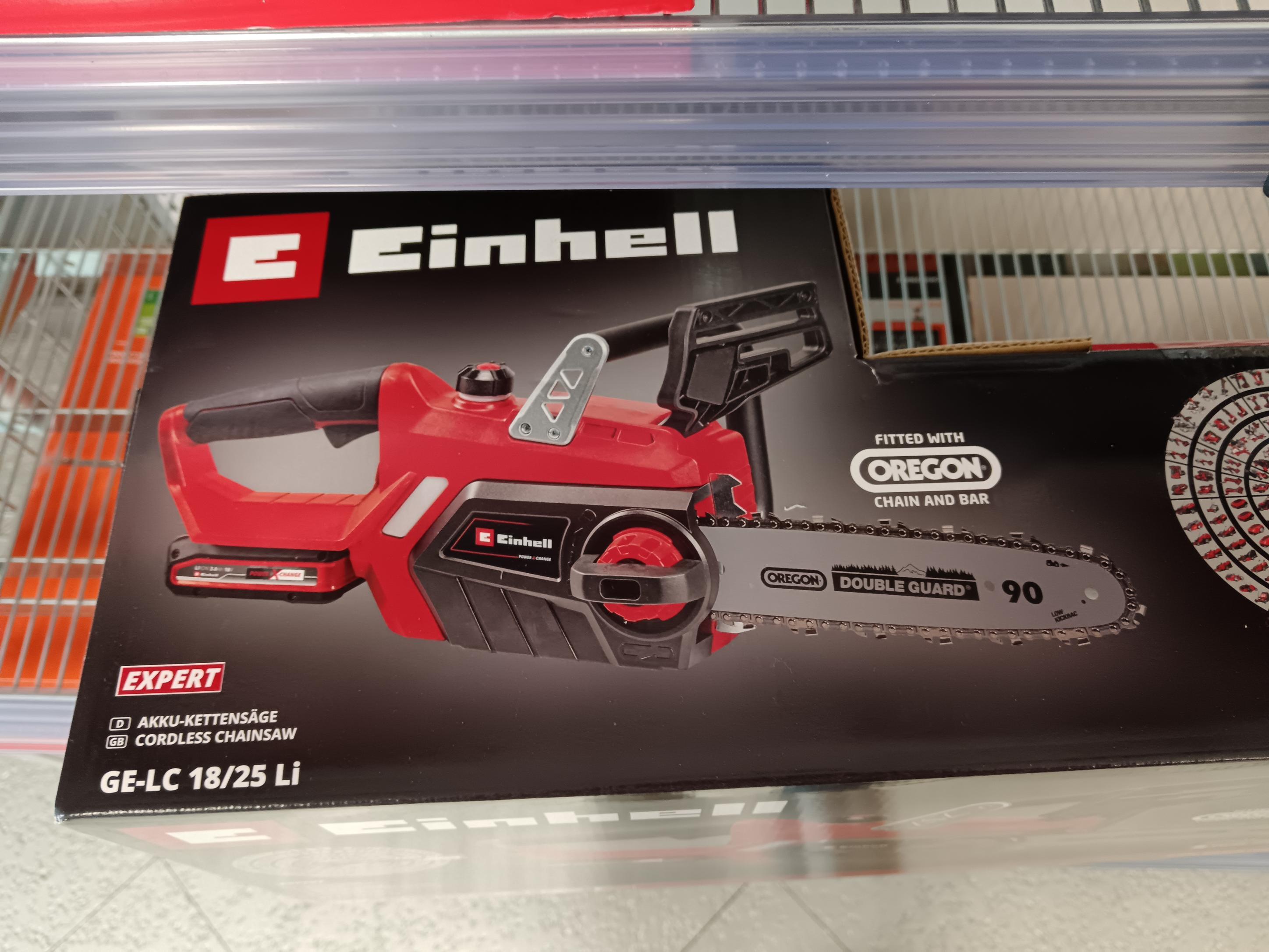 einhell einhell italia elettrosega a batteria ge-lc 18 li kit 4501760 - foto 2