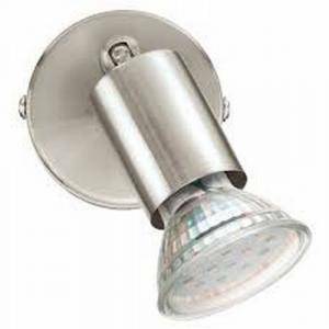 Spot led buzz 3w attacco gu10 colore nickel opaco 92595