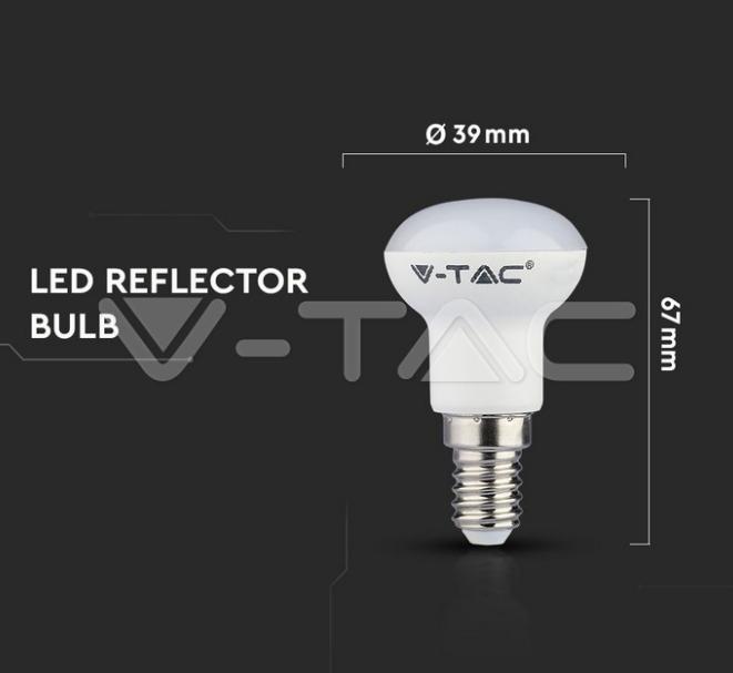 Lampadina led R39 V-tac 2,9W E14 3000K chip Samsung VT-239-N -  21210 05