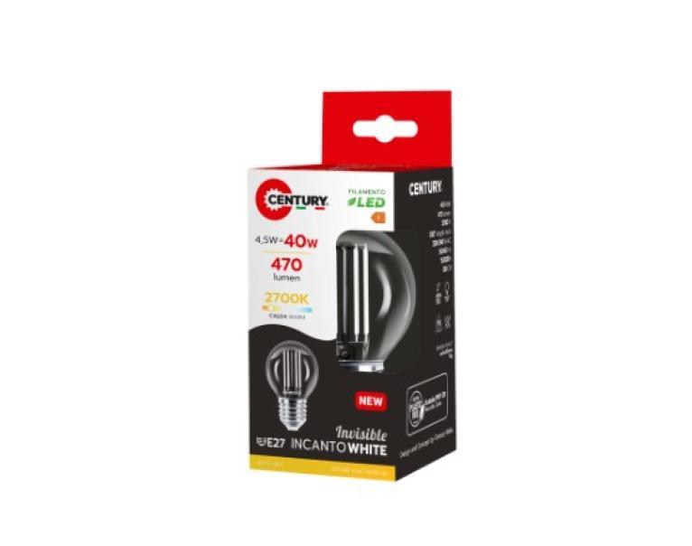 Lampadina led sfera Century 4.50W E27 2700K - INH1GW-452727 02