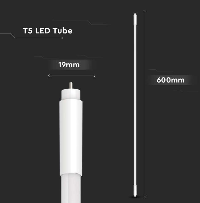 Tubo led T5 V-tac 8W 4000K G5 60cm VT-6005 -  216318 03